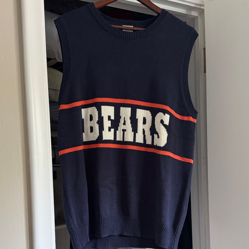 Mike Ditka Navy Bears Crewneck Sweater